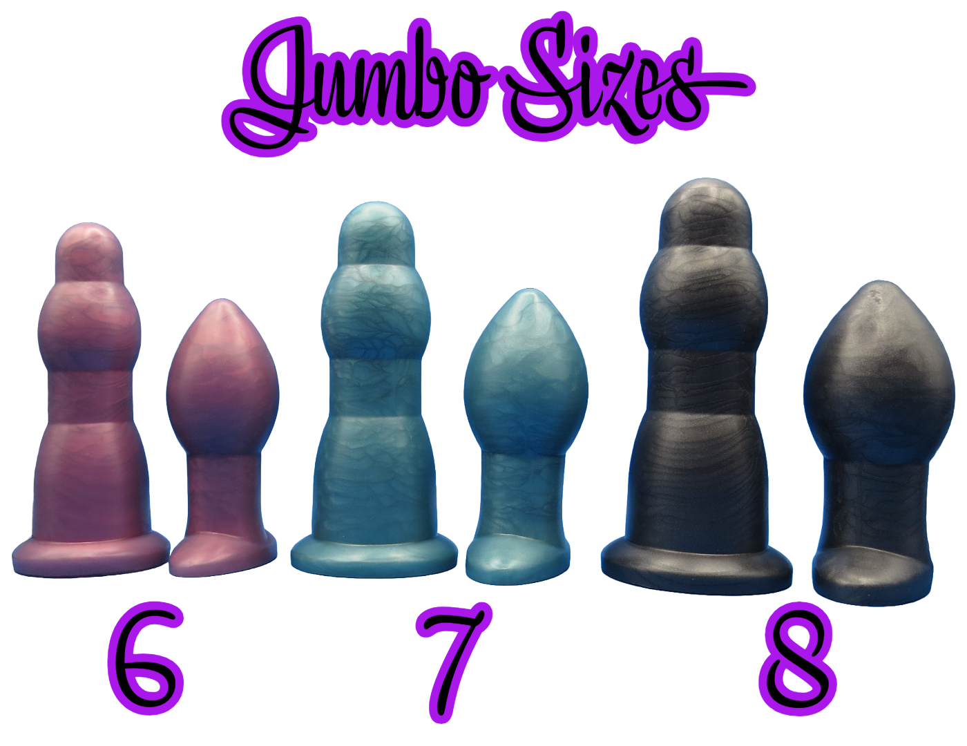 Jumbo Wand and Plug: Size 7