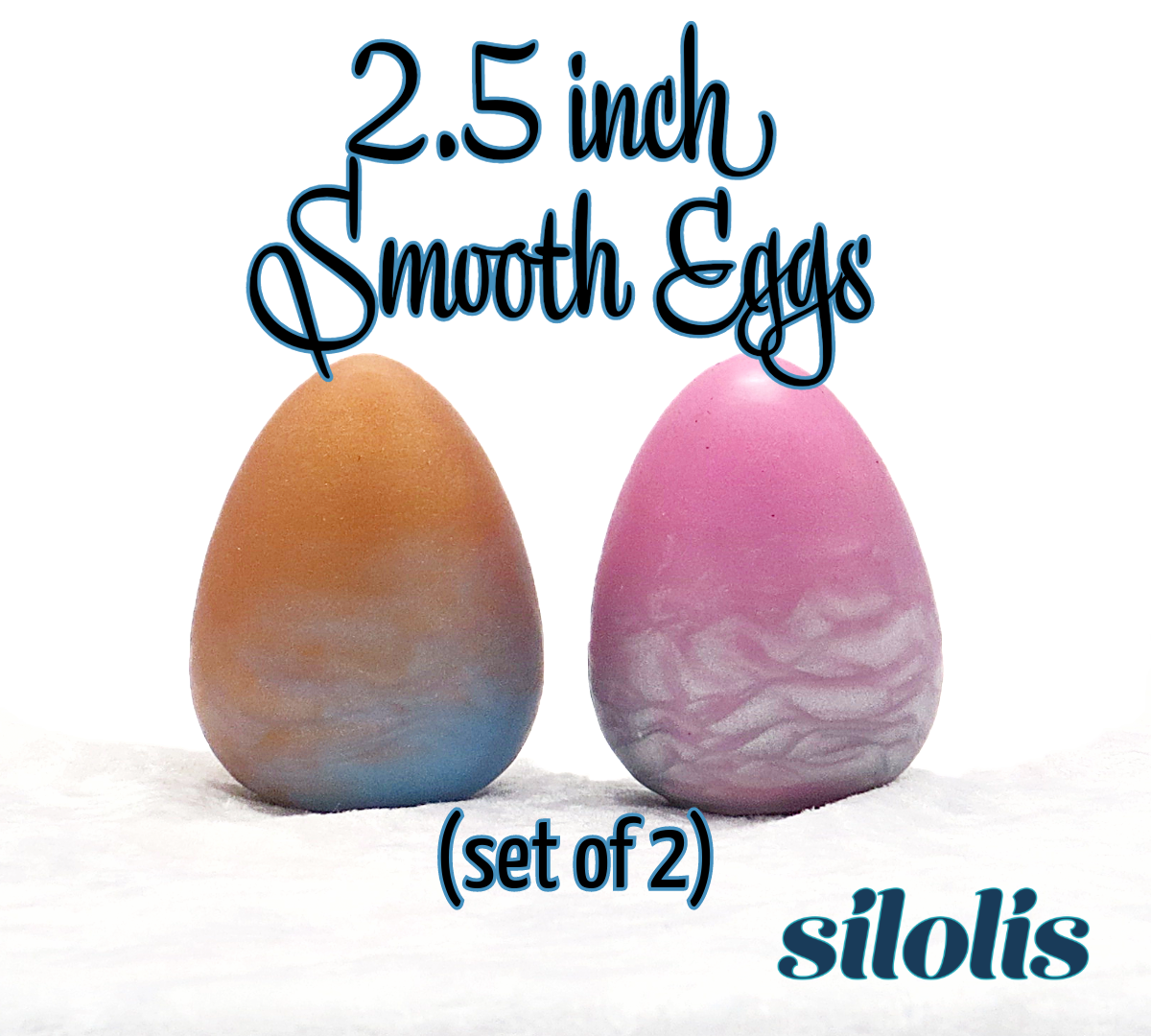 Large Smooth Silicone Eggs