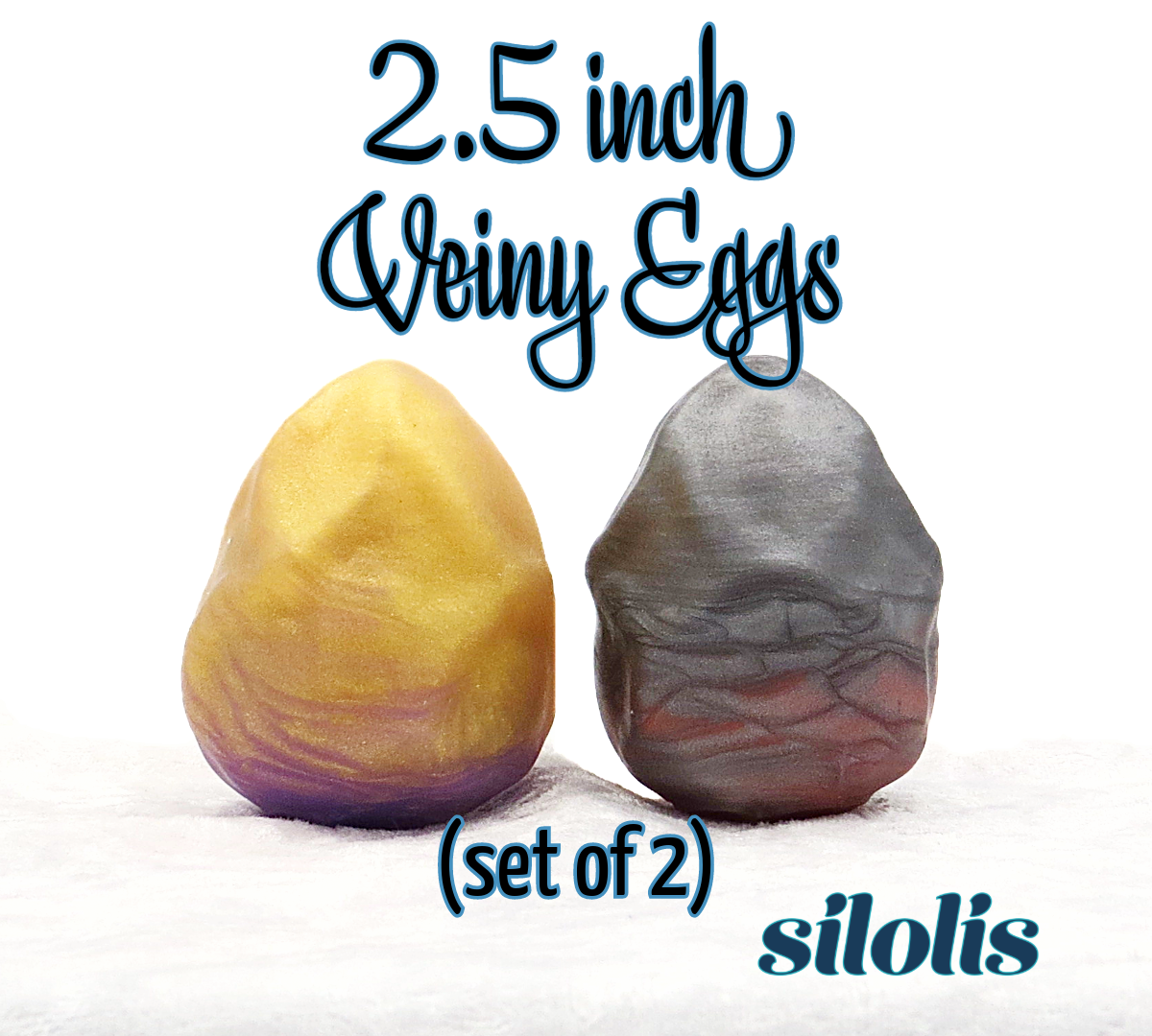 Large Veiny Silicone Eggs