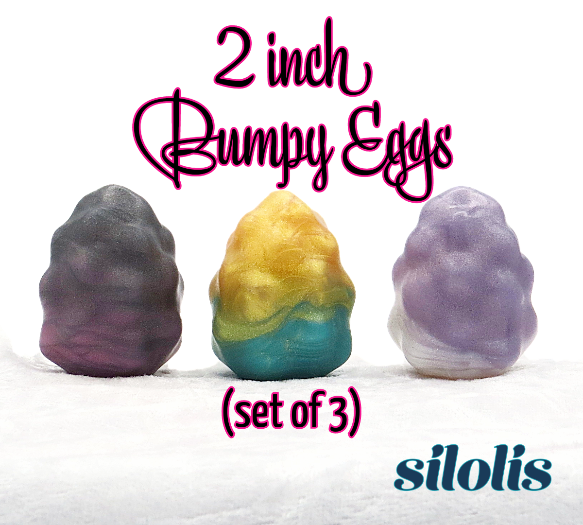 Medium Bumpy Silicone Eggs