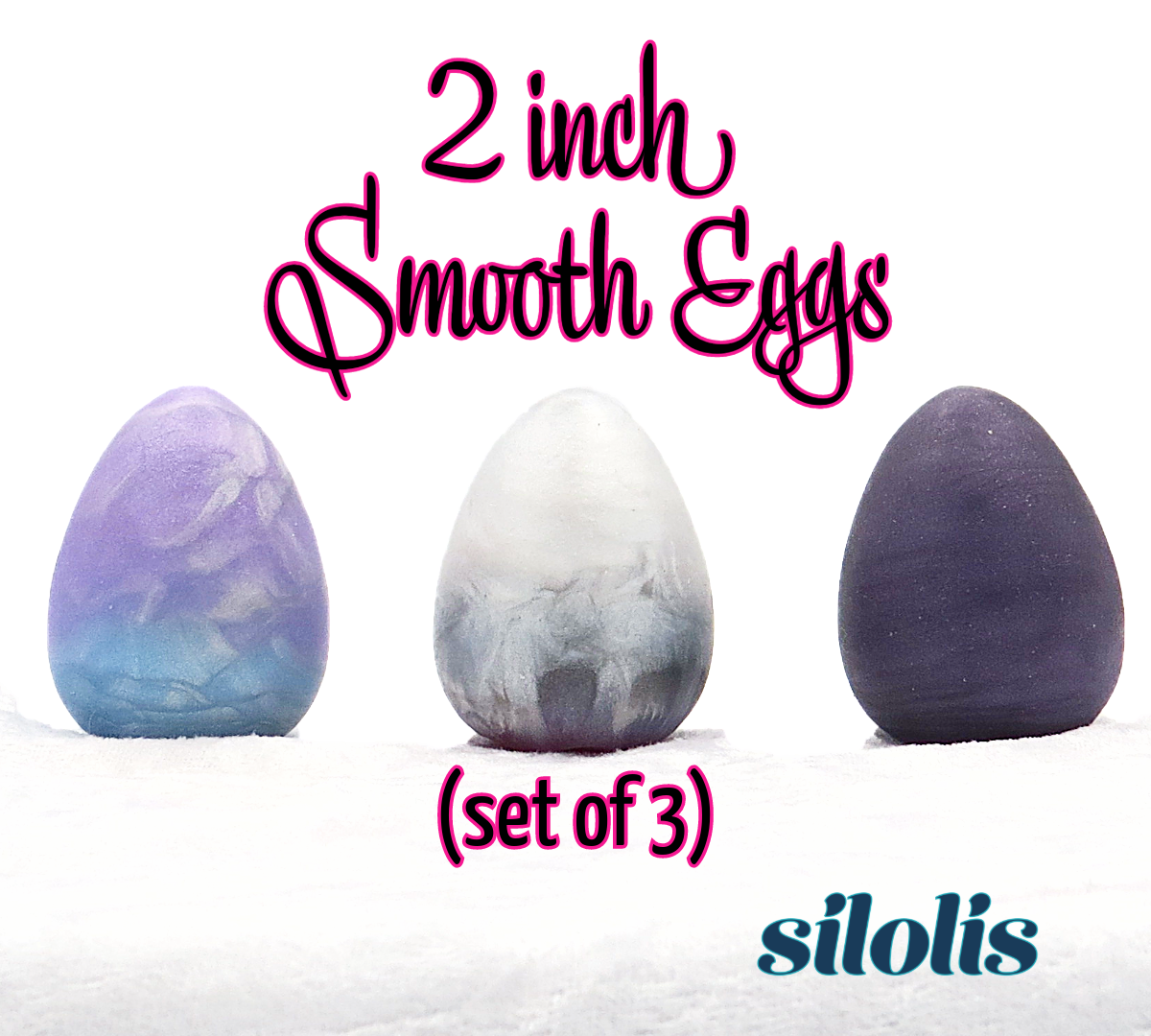 Medium Smooth Silicone Eggs