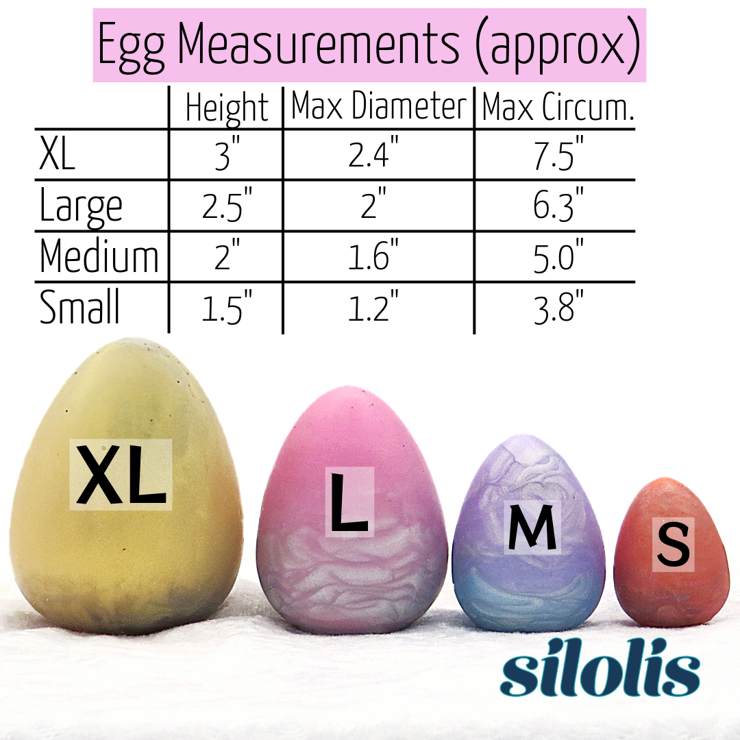 XL Smooth Silicone Egg